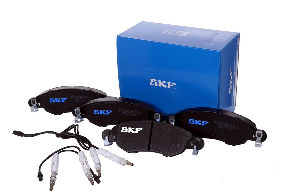 Jeu de 4 plaquettes de frein SKF ref. VKBP 80607 E